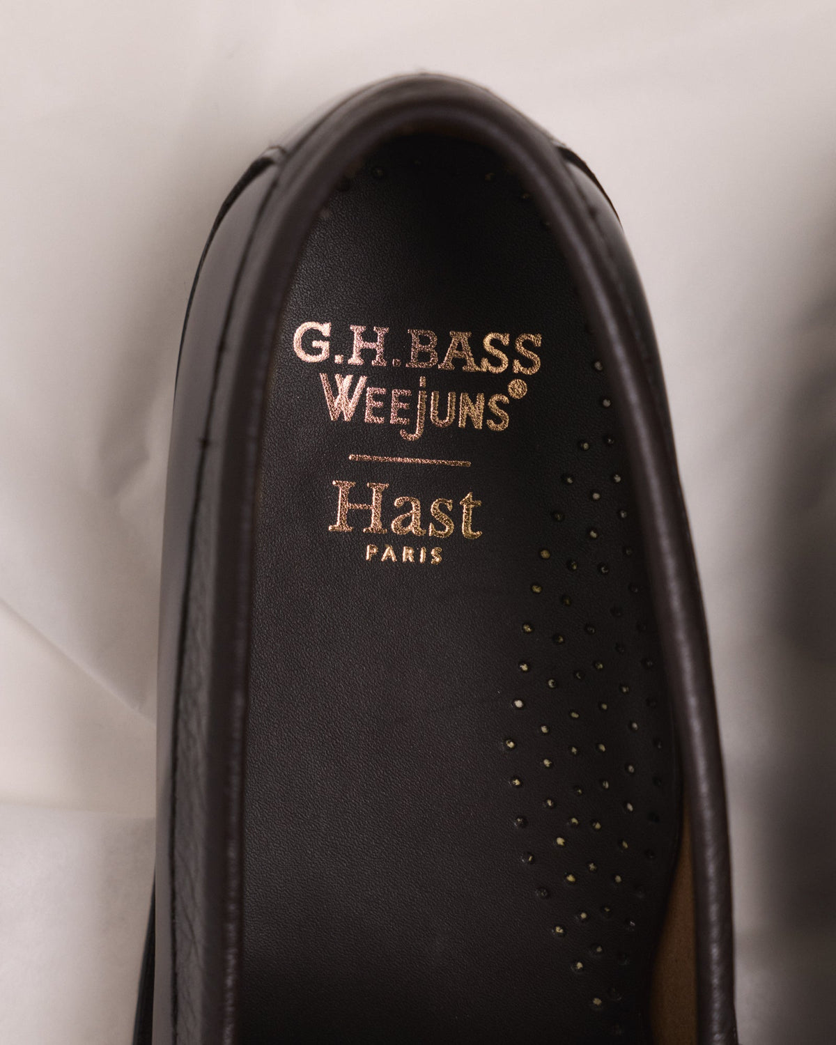 Mocassins Weejuns Larson en cuir marron chocolat - 2
