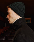 Bonnet en laine bordeaux - 4
