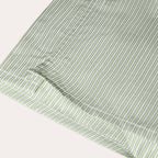 Caleçon upcyclé bleu à rayures vertes et blanches - 2