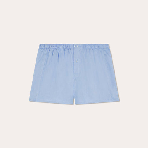 Caleçon en coton bleu - 1