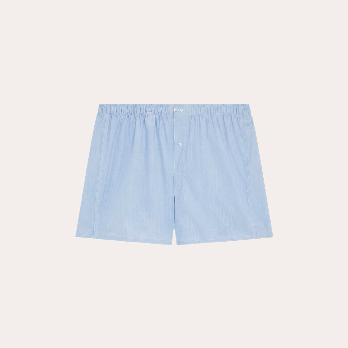 Caleçon en coton bleu clair - 1