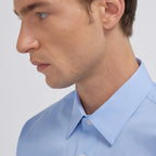 Chemise grande longueur en popeline blanche - 6