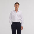 Chemise en chevron blanche - 1