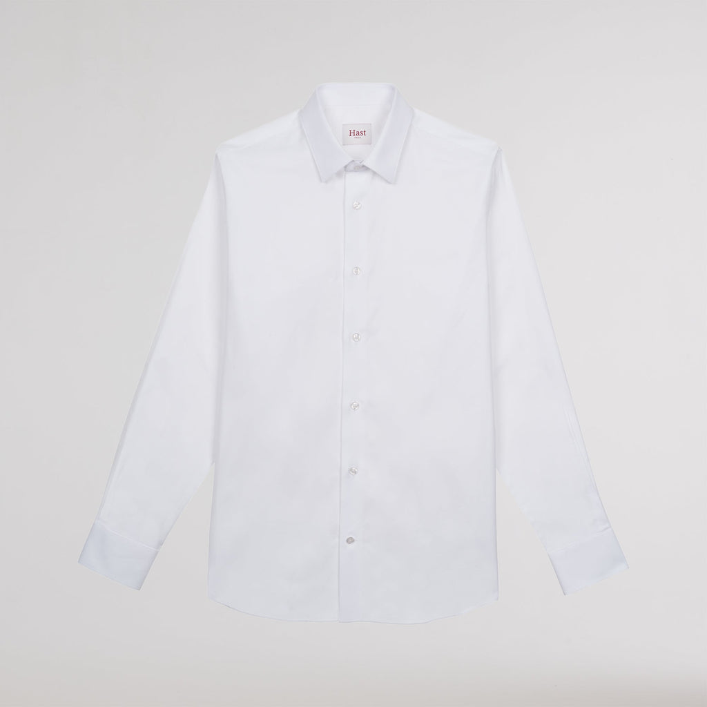 Chemise en dobby blanche - 2