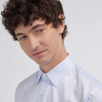 Chemise cintrée en twill blanche - 4