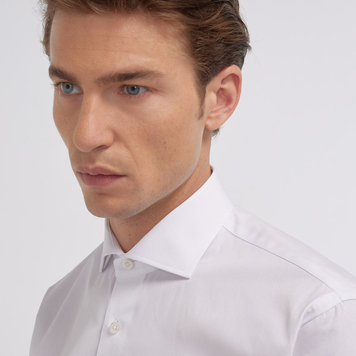 Chemise grande longueur en popeline blanche - 2