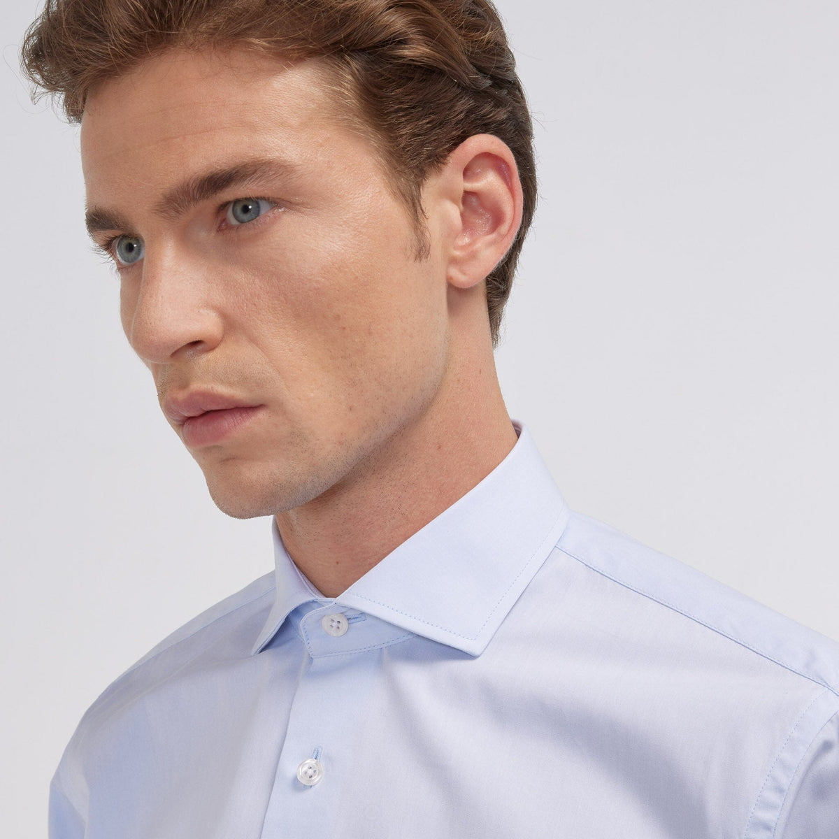 Chemise grande longueur en popeline blanche - 4