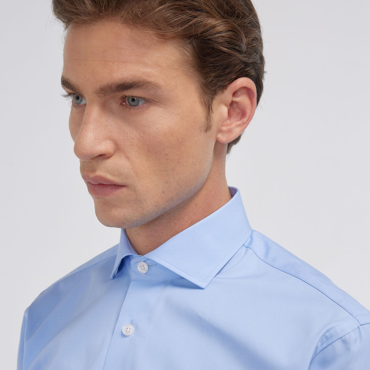 Chemise grande longueur en popeline blanche - 6