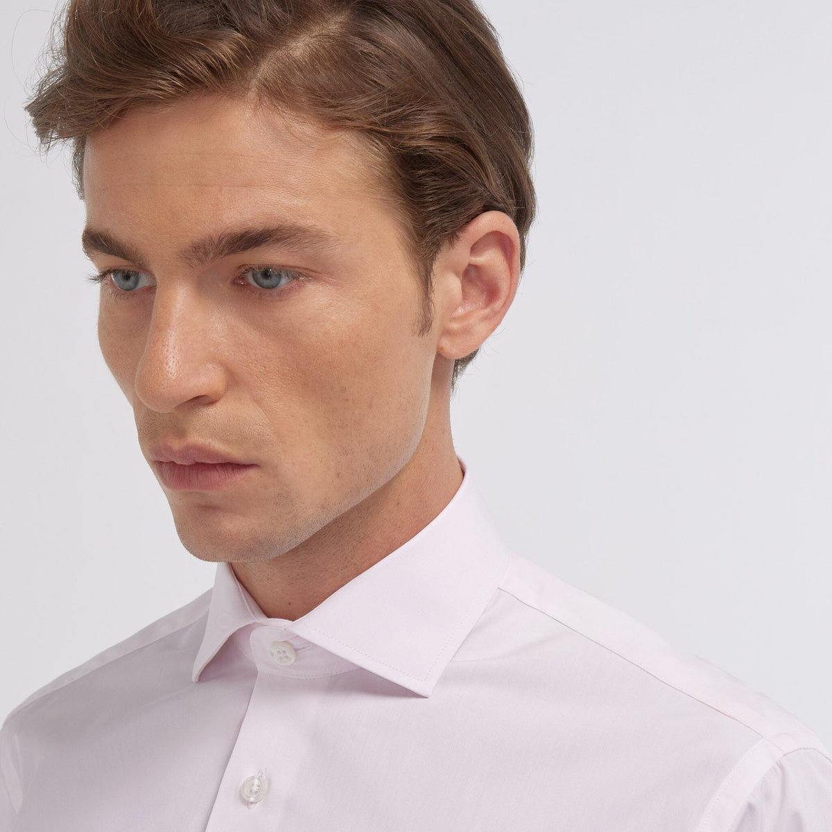 Chemise grande longueur en popeline blanche - 8