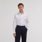 Chemise en chevron blanche - 1