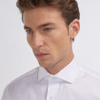 Chemise en chevron blanche - 2