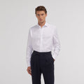 Chemise en dobby blanche - 1