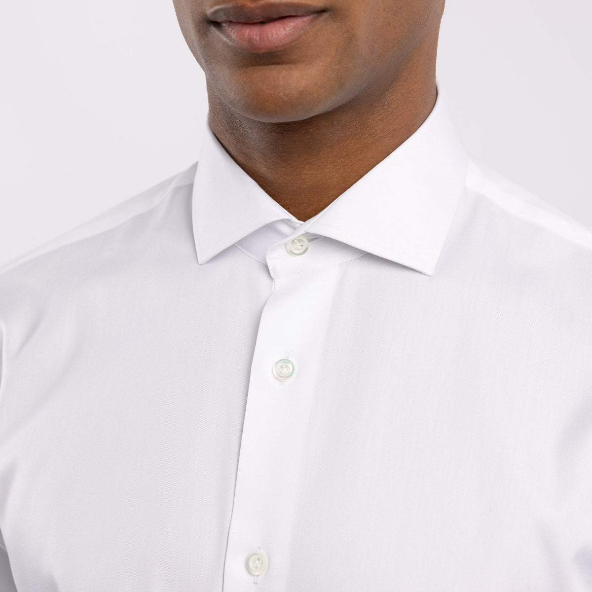 Chemise premium Thomas Mason en twill à rayures bleues - 6