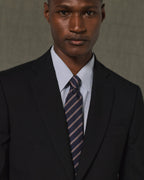 Veste en flanelle de laine grise - 4