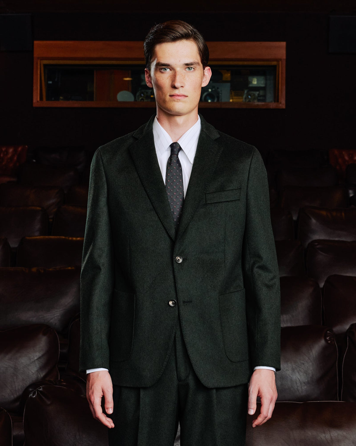 Veste en laine Loden vert - 1