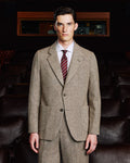 Veste en laine chevron marron - 1