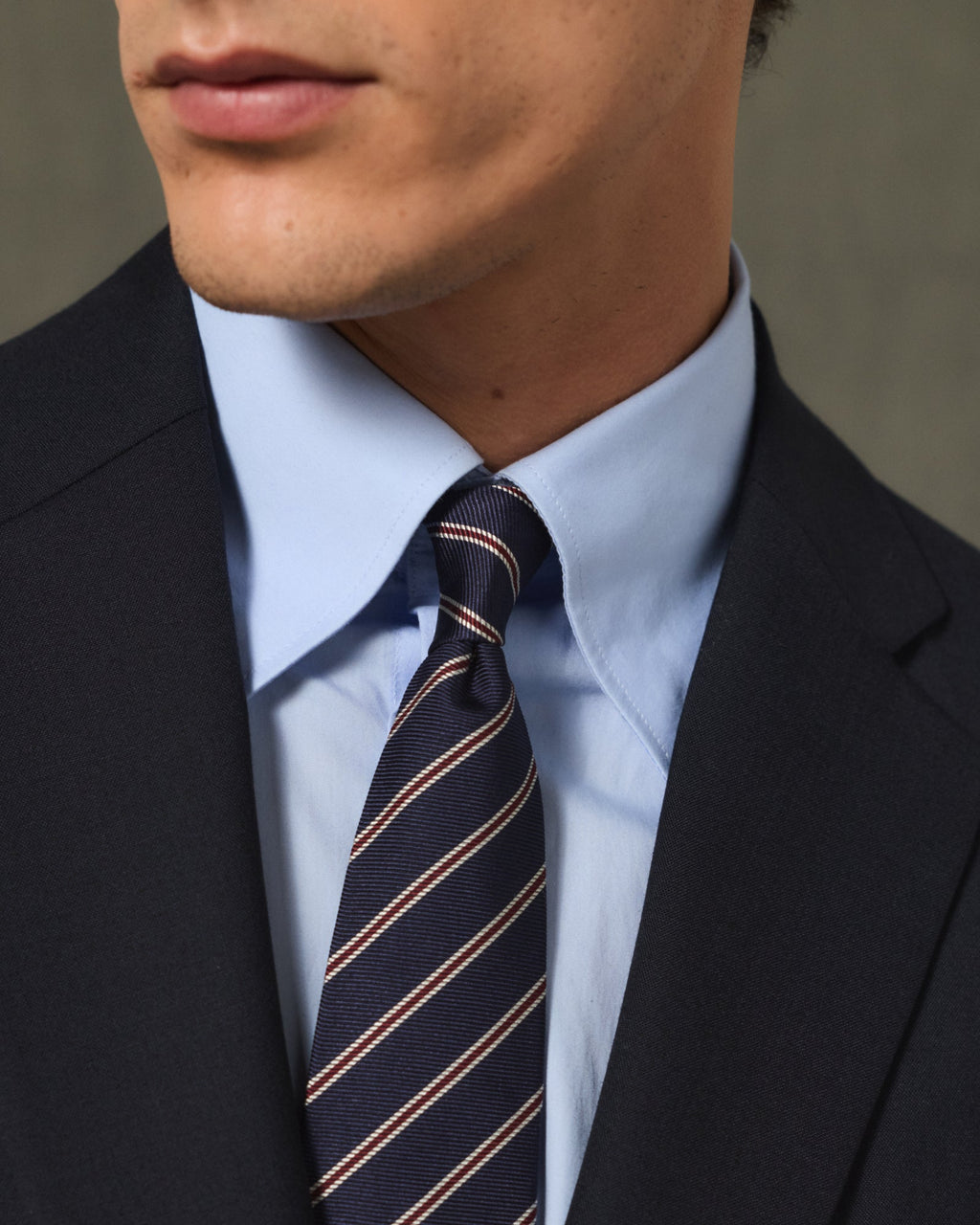 Veste formelle en laine marine - 2