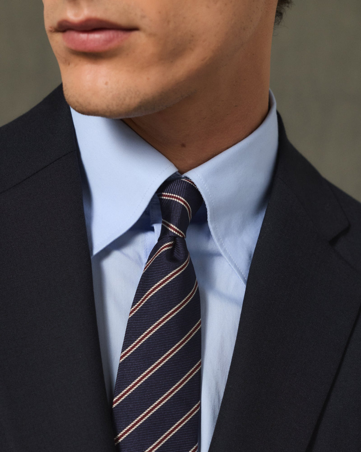 Veste formelle en laine marine - 2