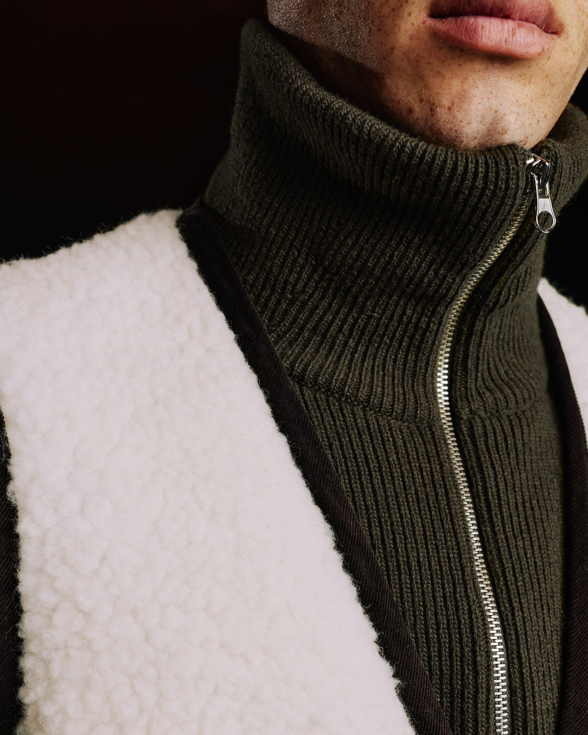 Gilet polaire en laine naturelle des Pyrénées - 2