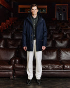 Parka en coton marine 100% naturelle - 1