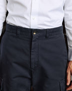 Pantalon cargo en coton beige - 4