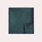 Pochette en grenadine de soie verte - 2