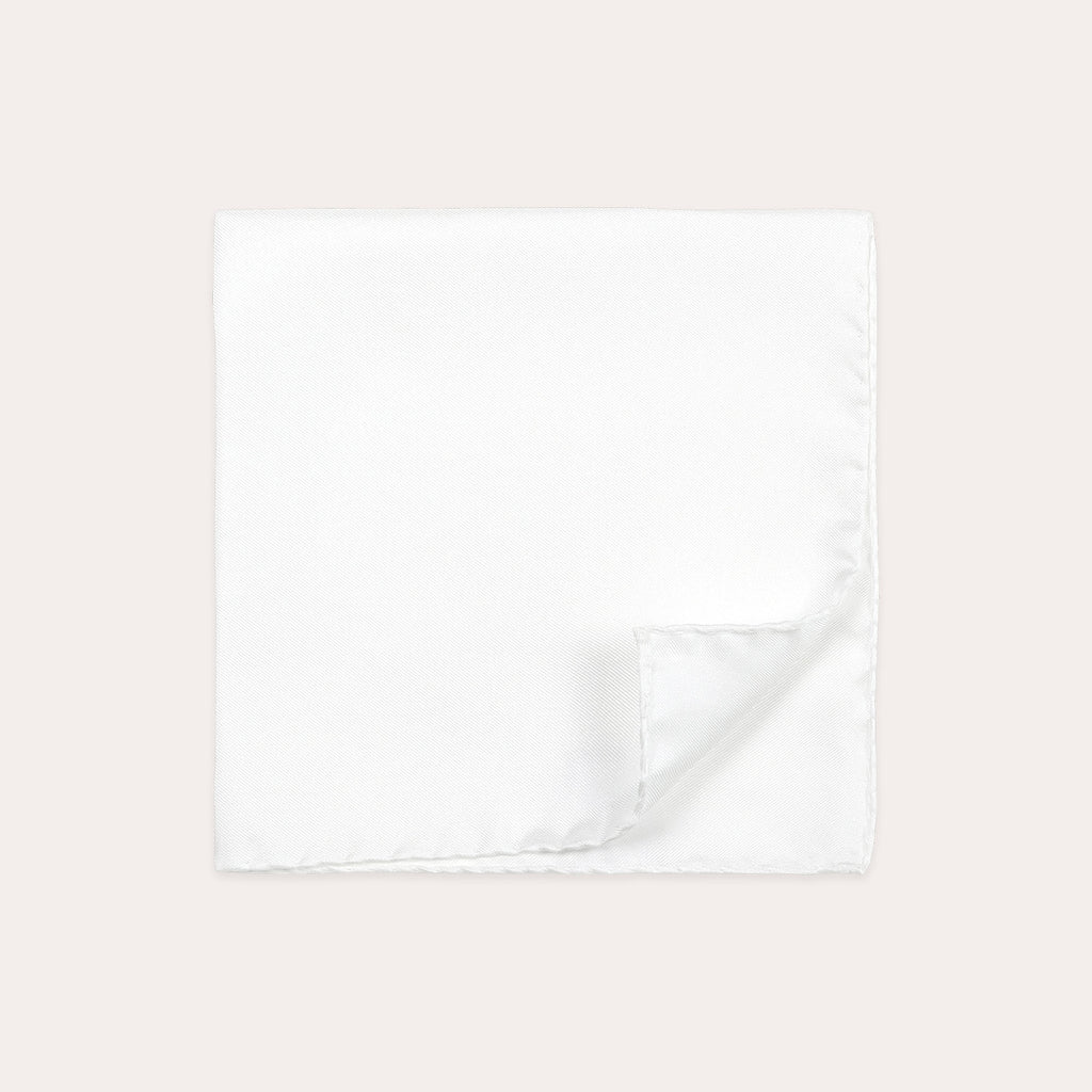 Pochette écru en soie écrue - 2