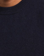 Pull col rond en laine mérinos supergeelong vert - 6