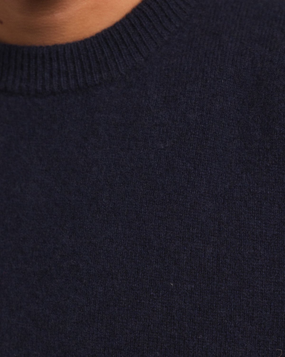 Pull col rond en laine mérinos supergeelong vert - 6