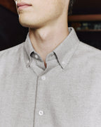 Chemise en flanelle à micro-chevrons bleu nuit - 4