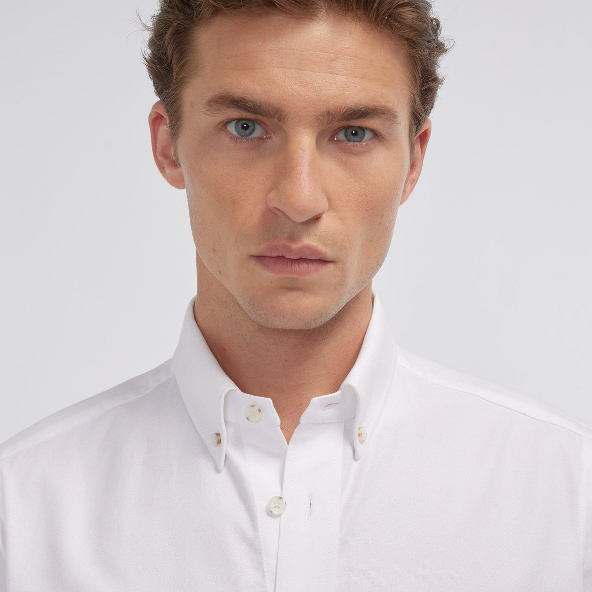 Chemise en oxford bordeaux - 10