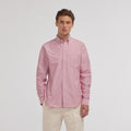 Chemise en oxford bordeaux - 1