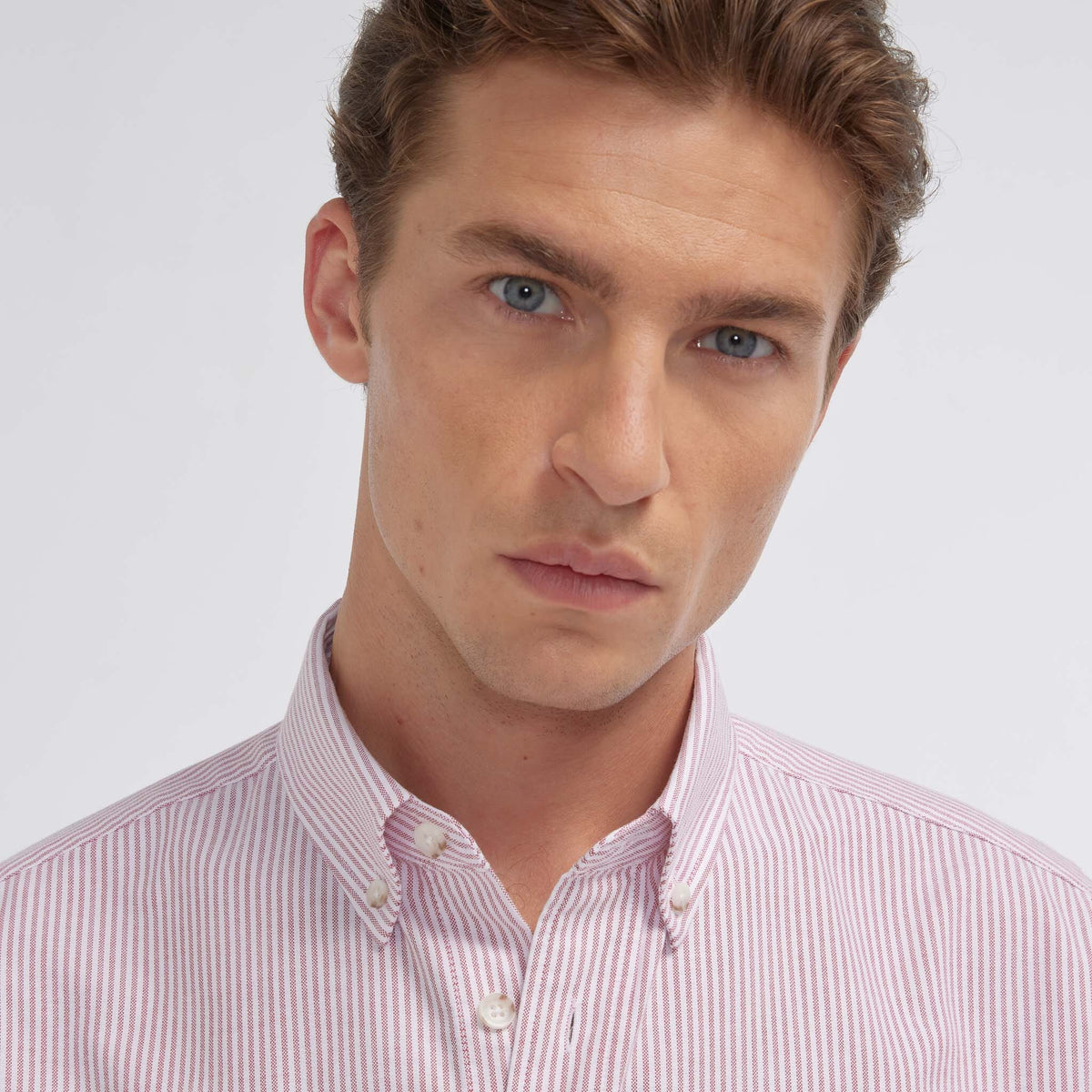 Chemise en oxford à rayures vertes - 6