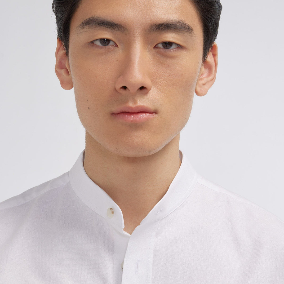 Chemise en oxford bleu ciel - 4
