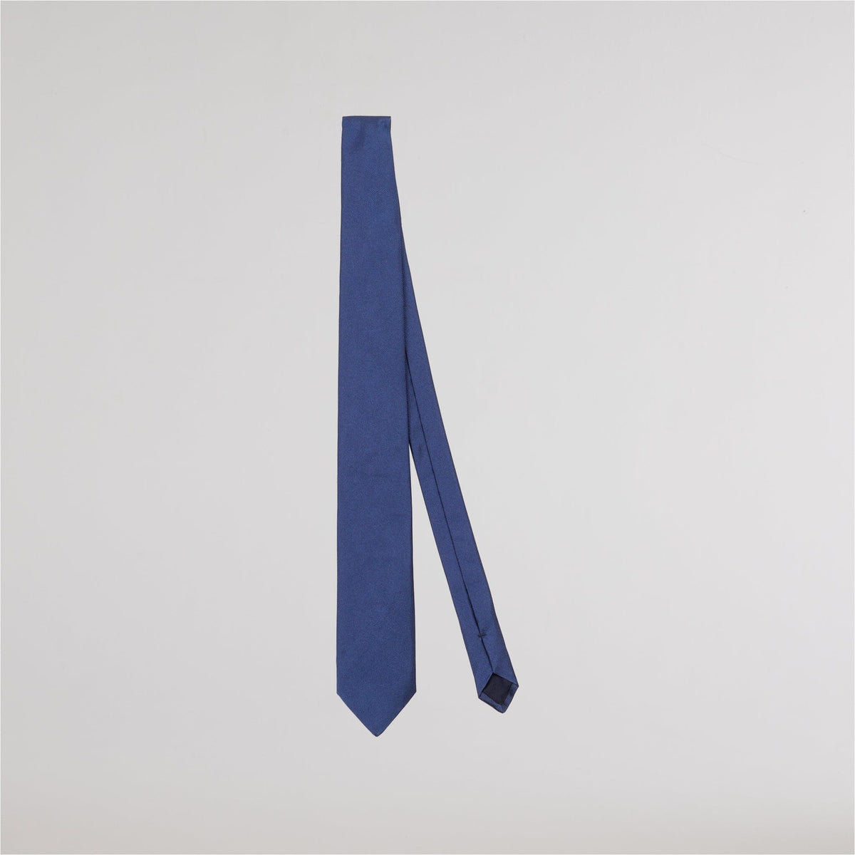 Cravate bleu nuit en soie - 2