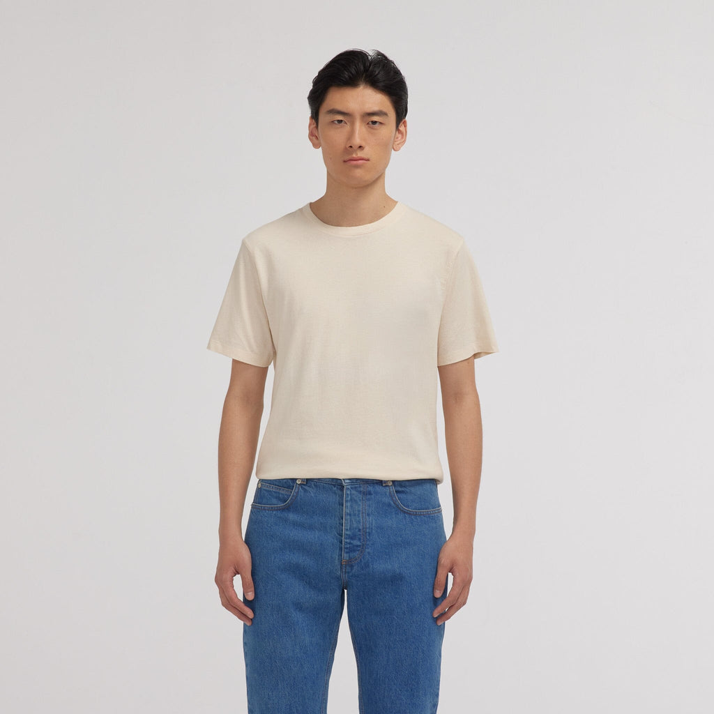 Tee-shirt en coton biologique prune - 8