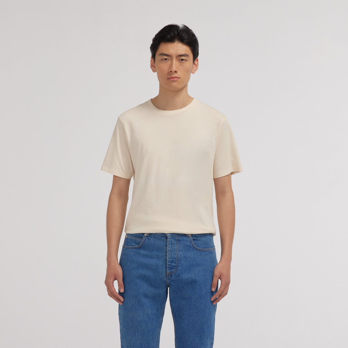 Tee-shirt en coton biologique prune - 8