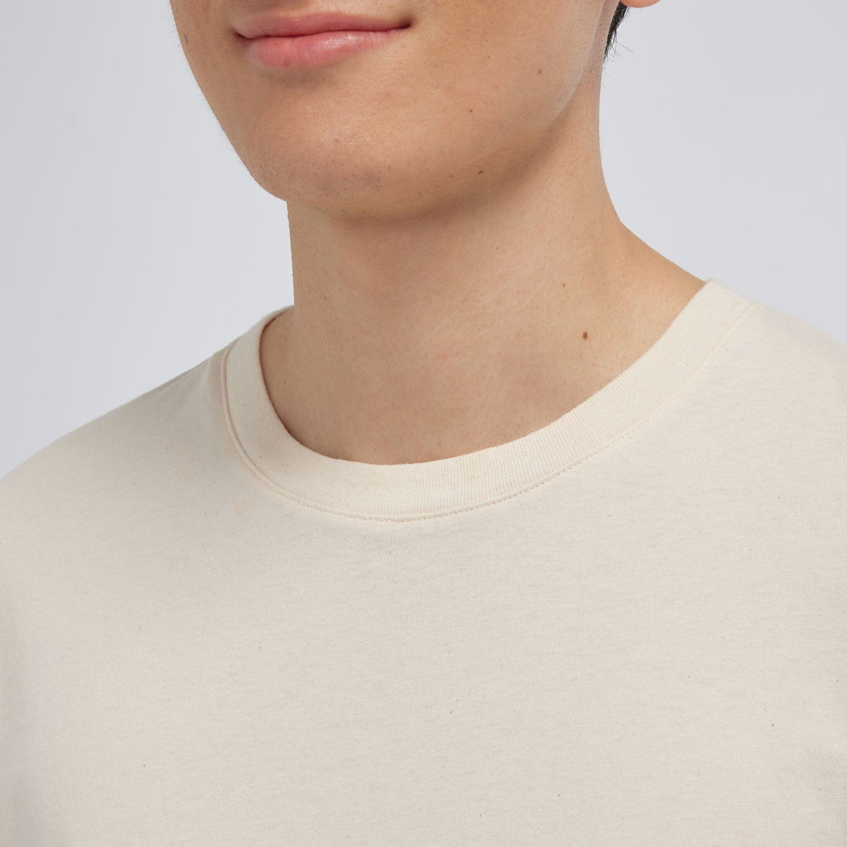 Tee-shirt en coton biologique prune - 7