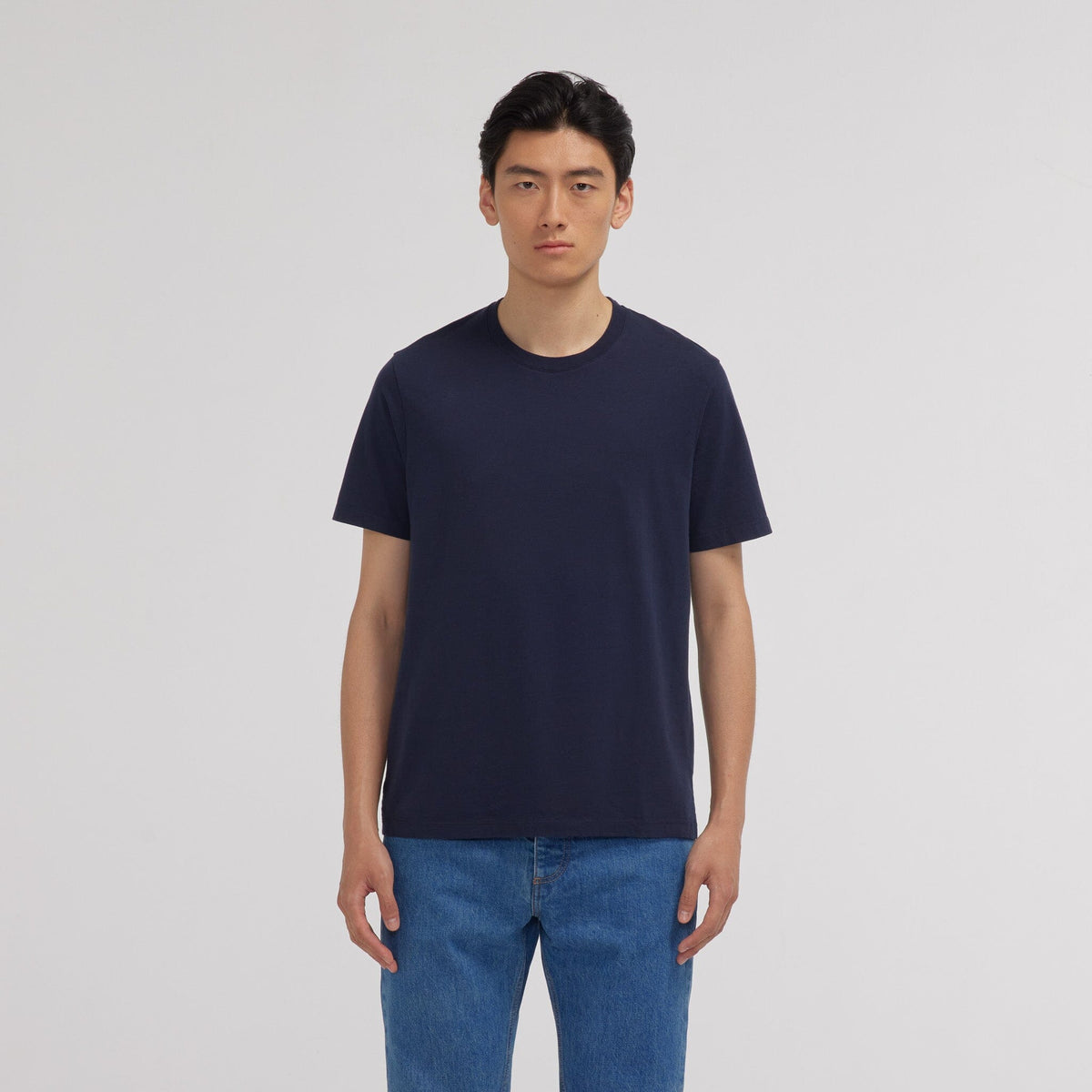 Tee-shirt en coton biologique prune - 5