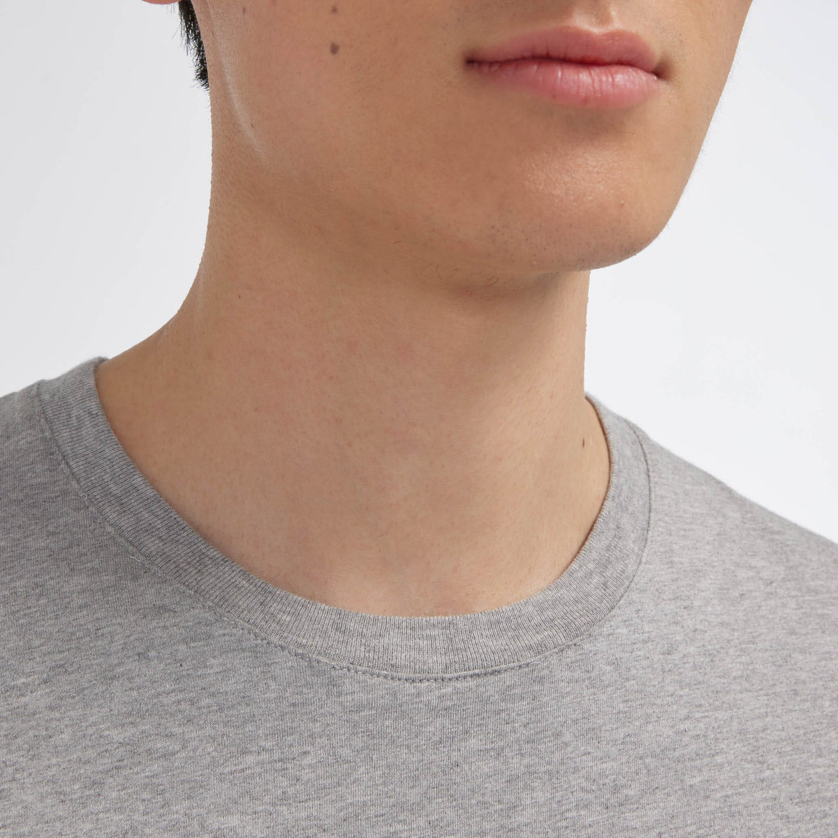 Tee-shirt en coton biologique prune - 4