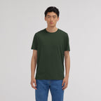 Tee-shirt en coton vert - 1