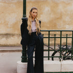 Chemise à rayures bordeaux en coton - 1